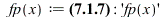 fp := proc (x) options operator, arrow, function_assign; `+`(`/`(`*`(`/`(2, 3), `*`(x)), `*`(`^`(`*`(`^`(x, 2)), `/`(2, 3)))), cos(x)) end proc; -1; 'fp(x)'